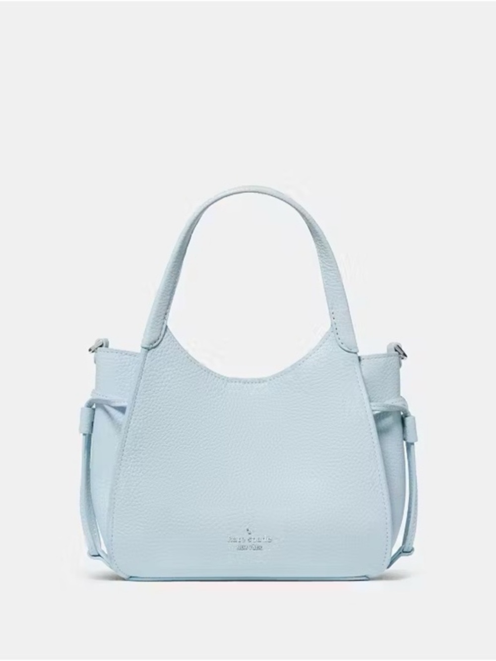 Kate Spade Stash Small Leather Satchel Crossbody Bag, Crisp Sky Blue NWT